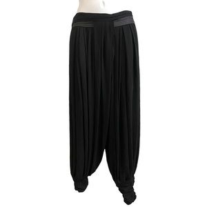 Zara Black Genie Harem Pants Sz Small